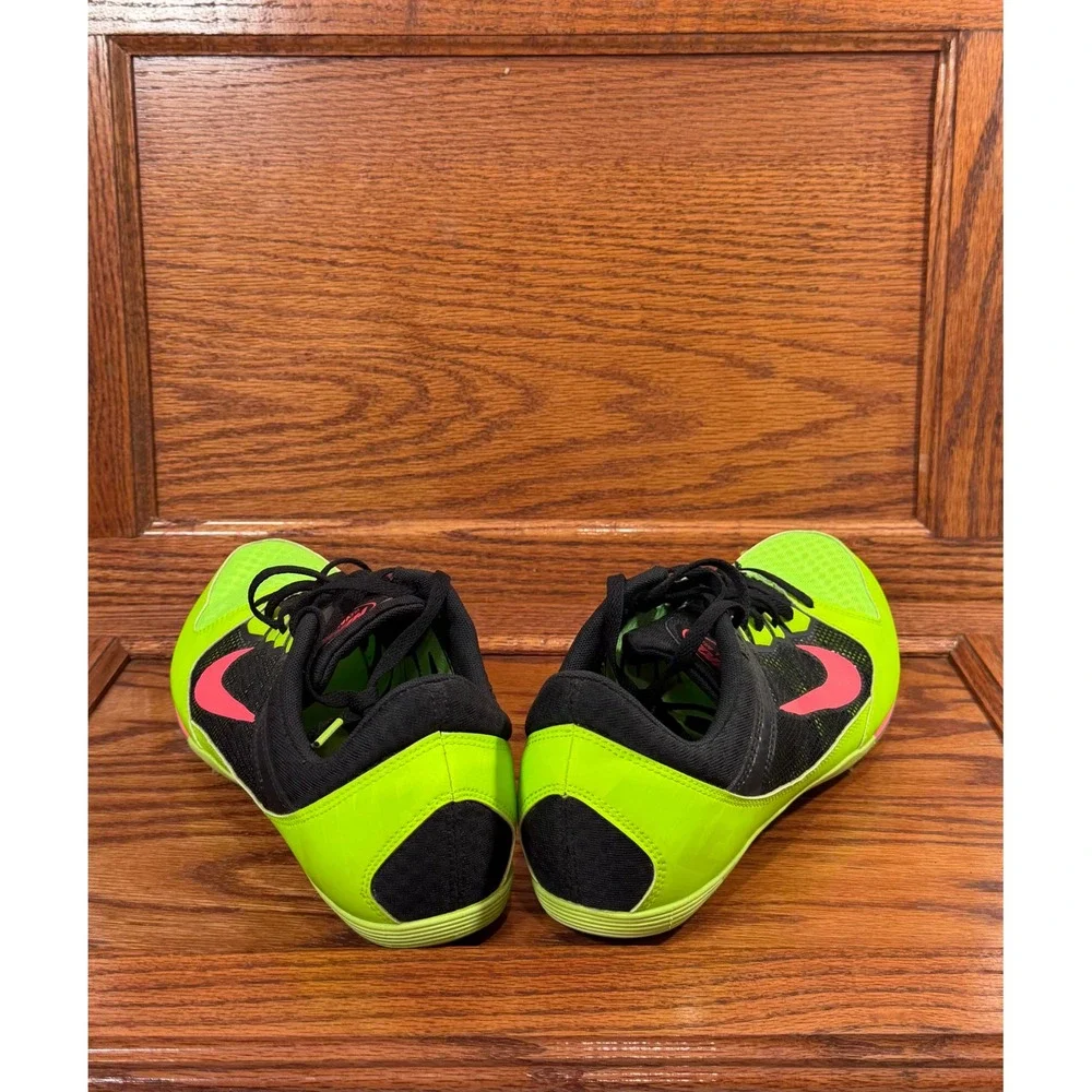 Nike Rival MD 7 Lime Green Black‎ Mid Distance Track Spikes Shoes Women 12